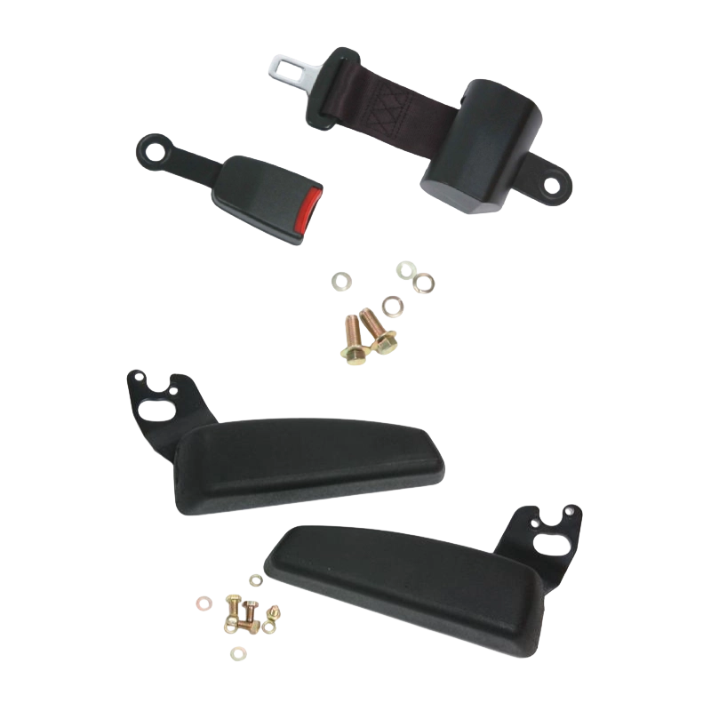 BF1-1 Durable Ergonomic Certified Forklift Seat para sa Internal Combustion Forklift na may Black Vinyl