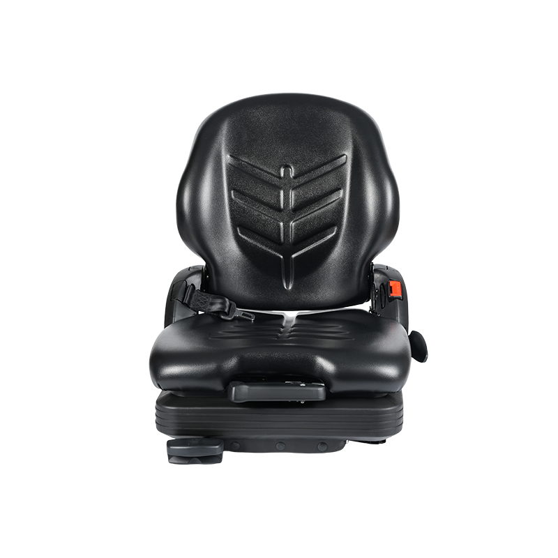 BF16 Low-Profile Vinyl Replacement Mechanical Suspension Seat para sa Material Handling Forklift Equipment - Itim na may EN13490 IT1+IT2