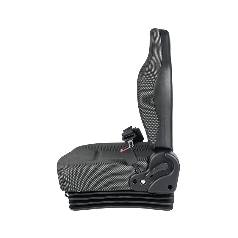 BF6-3 EN13490 IT1 certified reach truck seat na may retractable seat belt at shock absorption&OPS switch para sa lithium battery forklift Compatible sa Hyster,Jungheinrich