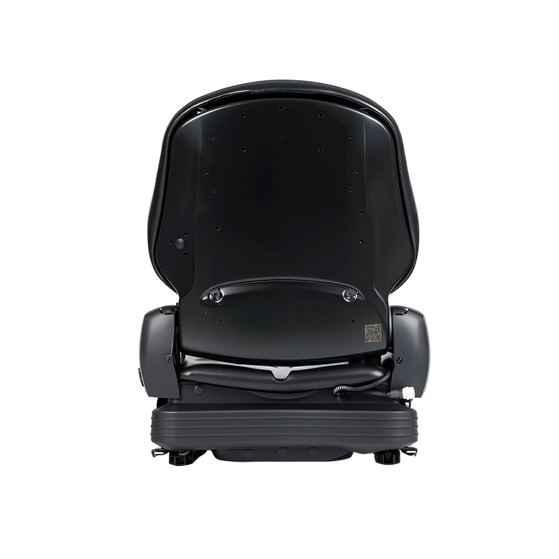 BF16 Low-Profile Vinyl Replacement Mechanical Suspension Seat para sa Material Handling Forklift Equipment - Itim na may EN13490 IT1+IT2