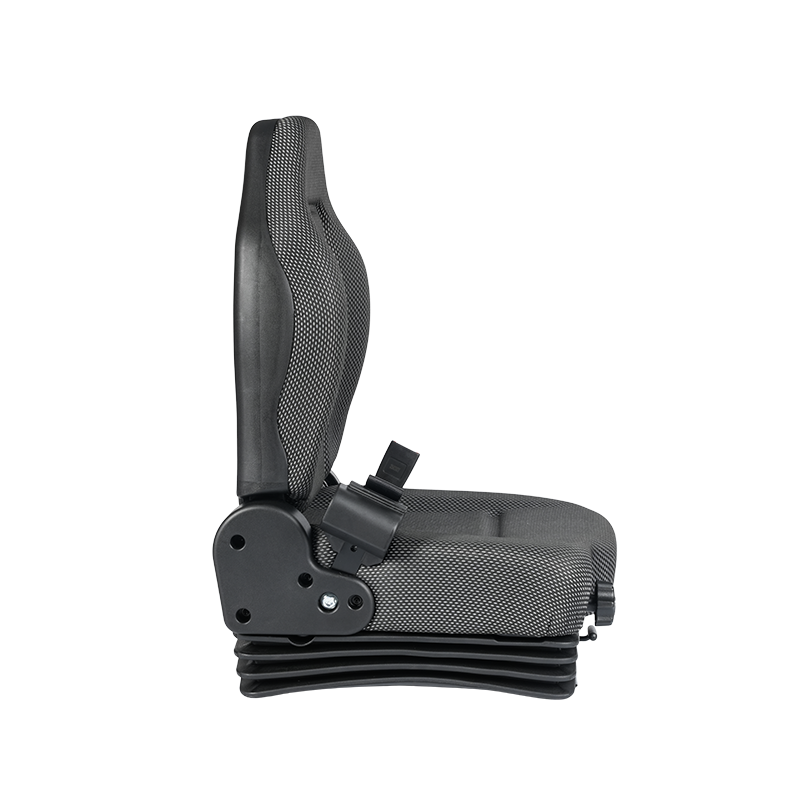 BF6-3 EN13490 IT1 certified reach truck seat na may retractable seat belt at shock absorption&OPS switch para sa lithium battery forklift Compatible sa Hyster,Jungheinrich