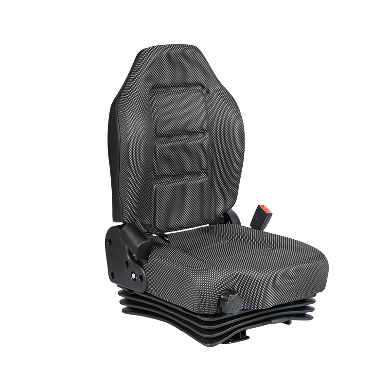 BF6-3 EN13490 IT1 certified reach truck seat na may retractable seat belt at shock absorption&OPS switch para sa lithium battery forklift Compatible sa Hyster,Jungheinrich