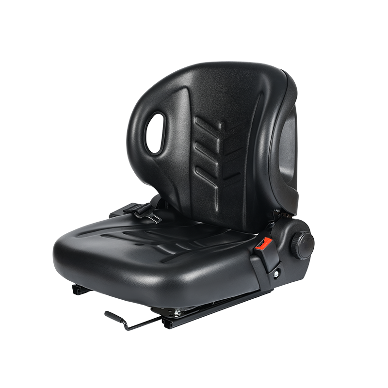 BF2-2 Universal Fit Flatbed Seat para sa Airport Tractors na may 60° Recline, Retractable Seatbelt at Doc Box