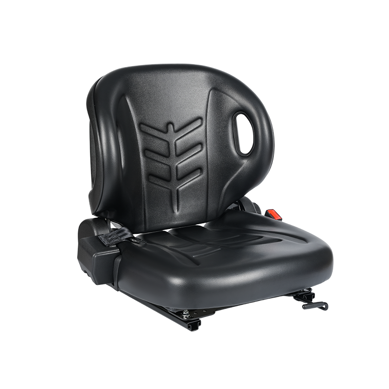 BF2-2 Universal Fit Flatbed Seat para sa Airport Tractors na may 60° Recline, Retractable Seatbelt at Doc Box